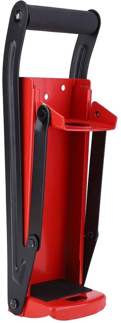 Dailygoody - Aluminium Can Crusher - Blikjesvernietiger - Handig en veilig - Rood - Duurzaam en gemakkelijk - Geschikt voor blikken tot 500ml - I
