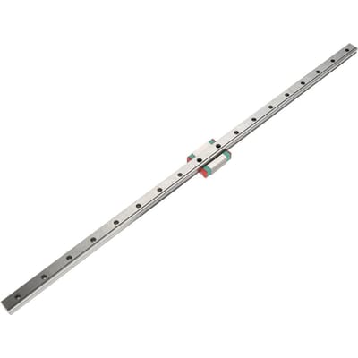 1 stuks LML12B Miniatuur Lineaire Railgeleiding 12mm Breedte Schuifblok (450 mm)