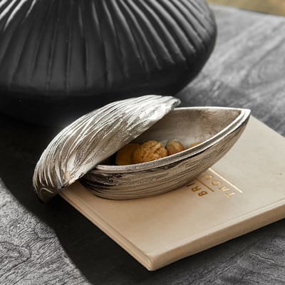LOBERON Decoratief object Swansea antiekzilverkleurig