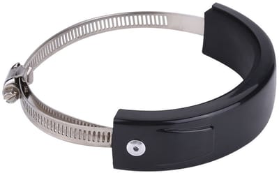 Dailygoods- Uitlaatbeschermer Universeel - Roestvrij Staal - Hittebestendige Siliconen - Eenvoudig te Installeren - Bescherming voor 100mm/140mm Uitlaat - Duurzaam in Gebruik - Uitlaatbescherming