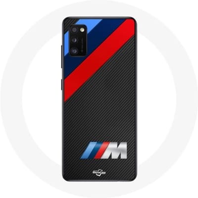 Samsung Galaxy A41 hoesje BMW M Logo carbon