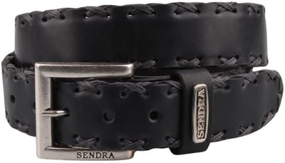 Sendra leren riem 7336 zwart