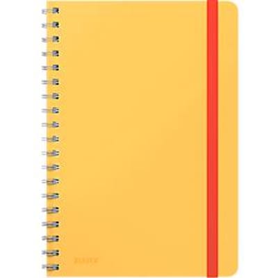 Leitz Cosy college notebook, DIN B5, vierkant, spiraalgebonden, 100 g/m² papier, 80 vel, geel