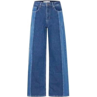 Hoge taille wijde jeans voor dames Pulz Jeans Hetta