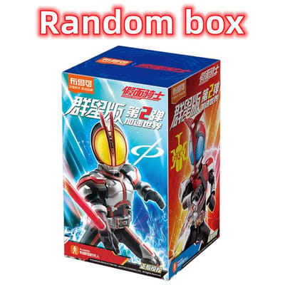 1/9 Stuks BLOKEES Blind box Aflevering 3 survivalspel Kamen Rider Ex-Aid Tycoon Saber Genm Glare Beweegbaar Speelgoed