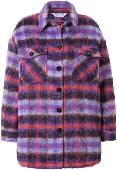 Studio Untold - Dames - Geruit overhemd oversized lange mouwen - Sering - Maat 42+