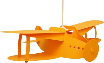 Kinderlamp Vliegtuig - Hanglamp Vliegtuig - Kinderkamer Verlichting - Vlak Verpakt Eenvoudig Montage - 67 x 48 x 15 cm