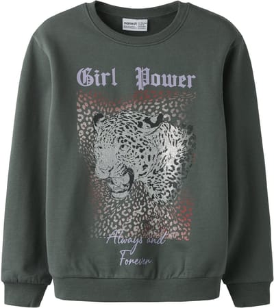 NAME IT - NKFBEO LS NREG SWEAT BRU BOX - Meisjes - Sweaters