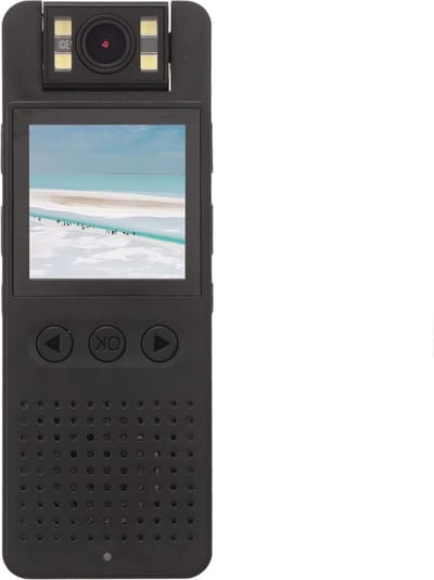 Bodycam HD Draagbare Camera met Pocket Clip WiFi Functie Sport Dash Camera - 180 Graden Rotatie Lens