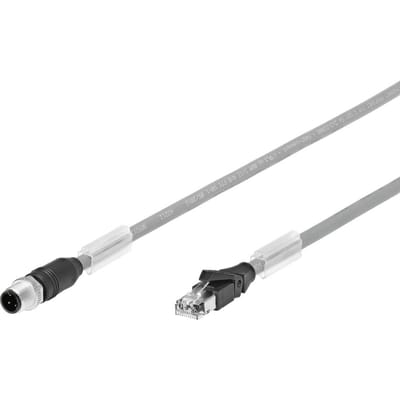 Festo Aansluitkabel Stekker M12x1 D-Gecodeerd EN 61076-2-101 1m - 8040451