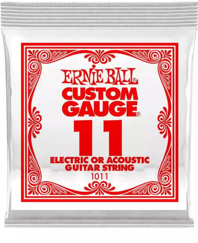 Refill per 6/ERNIE BALL/ELECTRIC STRINGS/Plain steel 011