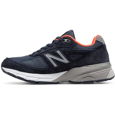 990v4 Wmns New Balance Fabriqué aux États-Unis 'Bleu Marine Orange' Femme W990NV4 35