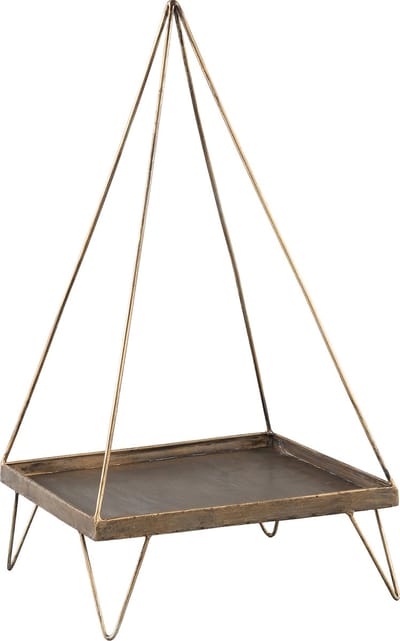 PTMD Etagere - goudkleurige schaal - presentatie voor bv kerstdecoratie
