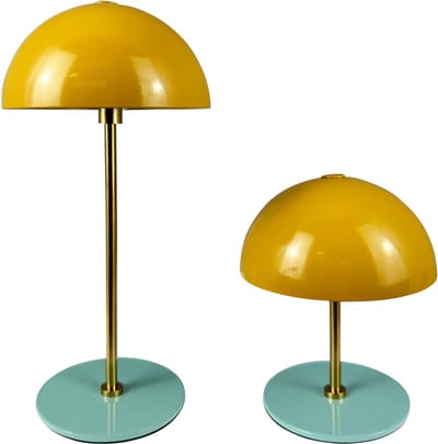 Dyberg Larsen ALONG LED mini tafellamp curry/turquoise – set van 3