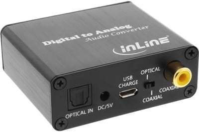 InLine digitaal naar analoog audio converter (DAC) / High-Res audio