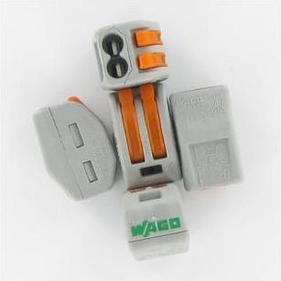 Wago Lasklem Hersluitbaar 2-voudig 0,2 - 4,0 Mm² Oranje 5 Stuks