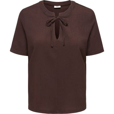 Jacqueline de Yong Jdydebbie ss v neck top jrs dia -