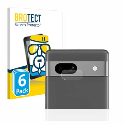 Screenprotector 6 Stuks voor Google Pixel 7a (ALLEEN Camera Lens) Beschermglas transparant