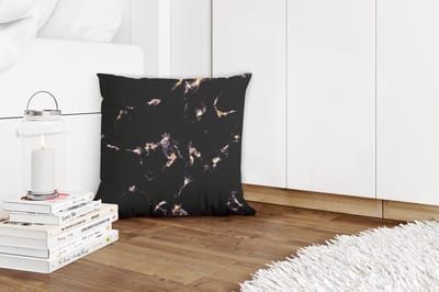 Sierkussens - Kussentjes Woonkamer - 40x40 cm - Goud - Edelstenen - Agaat steen - Geode