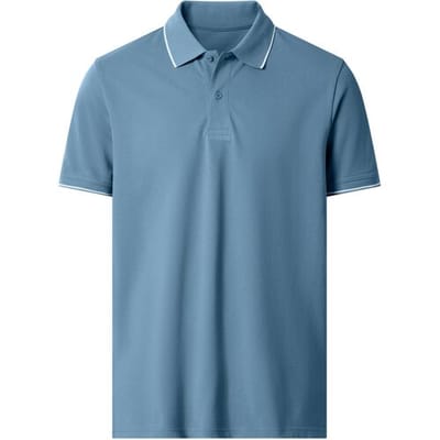 ESMARA MEN Piqué heren polo (Blauw, S)