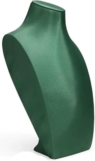 Sieraden Display - Hanger Toren - Sieraden Presenteren - Elegante Kunstleer - Niet gespecificeerd - Groen