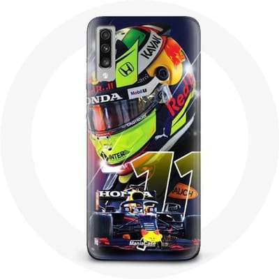 Case voor Samsung Galaxy A50 Formule 1 Sergio Pérez F1-coureur