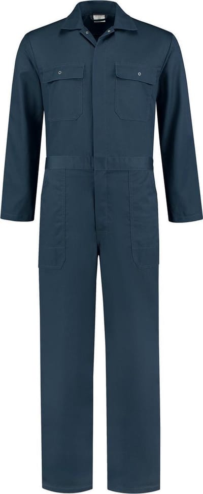 Overall polyester/katoen navy maat 61