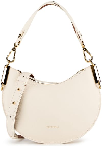 Coccinelle Sunup Crossbody tas Leder 25.5 cm - Dames - pearl-cognac