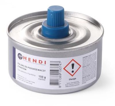 Hendi - Brandstof Pasta voor Voedselverwarmer - 145ml - 24 Stuks - Glikol Dwuetylenu