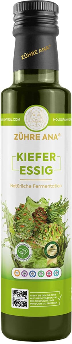 Zühre Ana Sparrenkegelsazijn Çam Sirkesi - 500 ml - Natuurlijke Fermentatie voor Gezonde Ademhaling, Sterk Immuunsysteem en Weerstand tegen Micro-organismen
