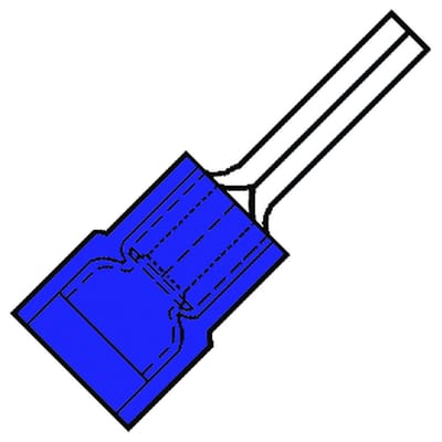 Geïsoleerde Pin Terminal M9 Blauwe Nylon 1.5-2.5mm² - 156656 [100 Stuks]