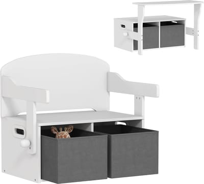 AIYAPLAY - Kinderopbergbank - MDF - 67,5x46,5x56,7cm - Wit