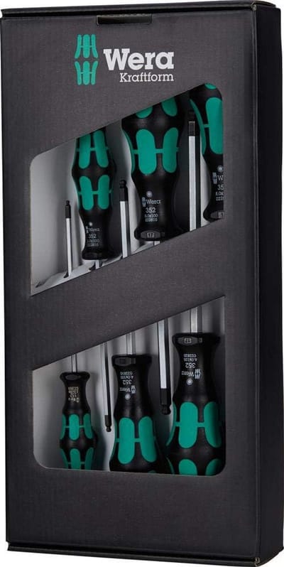 Ball Head Allen Sleutel Set - Hoogwaardig Staal - Ergonomische Handgreep - Black Point Coating - Kraftform Plus - Kartonnen Doos