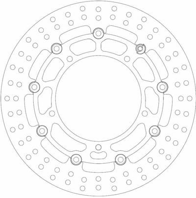 Disque de frein avant Ferodo pour Moto Yamaha 850 MT-09 SP 2018 à 2024 AVG / AVD Neuf