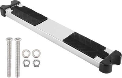 Zwembad Ladder Trede - Reserve Trede - Veilig Zwemmen - Antislip Rubber - 13.7 cm Breed - Zilver