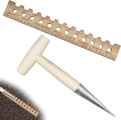 Tuingereedschap - Houten Handdibber voor Zaden Planten