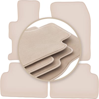 PREMIUM beige vloermatten voor: Honda Civic IX sedan 2011-2016