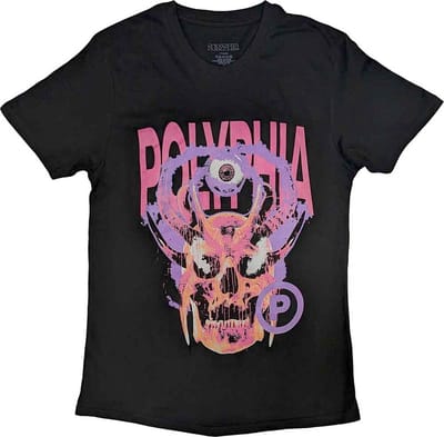 Polyphia - Skull Circle P Heren T-shirt - S - Zwart