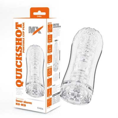 Chisa - Quickshot Portable Cup - Peak - Cup Masturbator - Transparant
