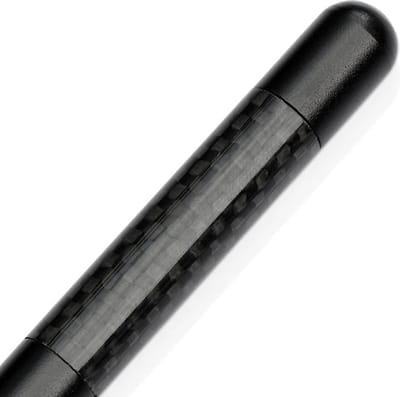 Knaak Universele Auto FM Antenne - AM/FM Radiobereik - Eenvoudige Montage - Carbon Look - Auto Accessoire