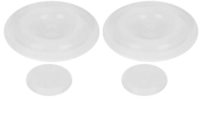 Dailygoods- Pulsatormembraan 4-delig - Rubberen Koemelkpulsatormembranen - Geschikt voor HL-P07 - Eenvoudig te installeren - 2 x groot membraan / 2 x klein diafragma - Diameter 4,3 cm / 1,8 cm - Melkpulsator