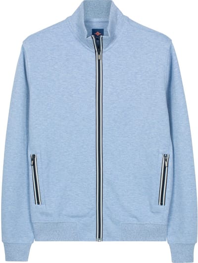 Baileys Vest Subtle Faux-Uni Sweat Doubleface Interlock Riviera Blue / male