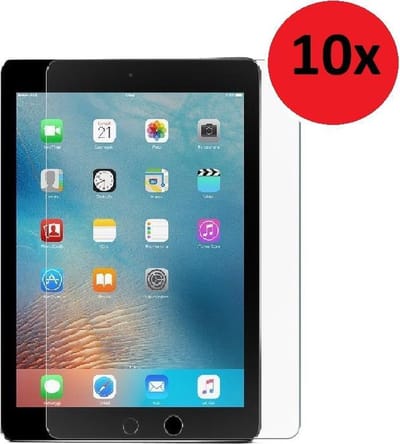 Geschikt voor Ipad 9.7 (2017) 10x Tempered Glass / Gehard Glazen Screenprotector (10 stuks) Pearlycase