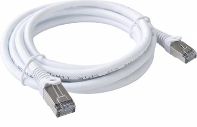 NexCable Premium Silver Plated Internetkabel 3 meter - CAT6 FTP Ethernet kabel RJ45 - Patchkabel LAN Cable Netwerkkabel - Wit