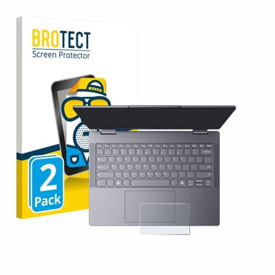 BROTECT - Screenprotector voor Lenovo IdeaPad 5 2-in-1 14" Touchpad - Folie Beschermfolie matte 2 Stuks