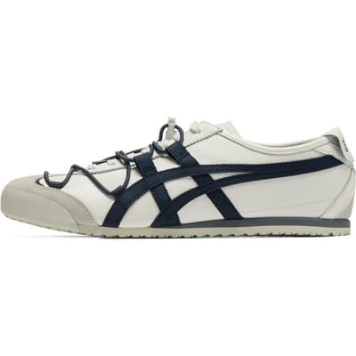 Onitsuka Tiger MEXICO 66 VINY Casual Schoenen Unisex Ecru/Donkerblauw 37 white