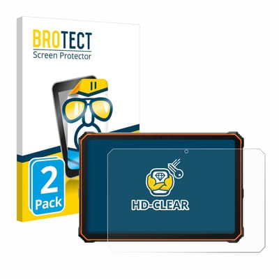BROTECT - Screenprotector voor Blackview Active 10 Pro 10.95" - Folie Beschermfolie transparant 2 Stuks