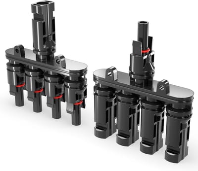 Zonneconnector Paar - PV4 Adapter Set - Zonnepanelen Koppelen - IP67 Waterdicht - 1000V Spanning