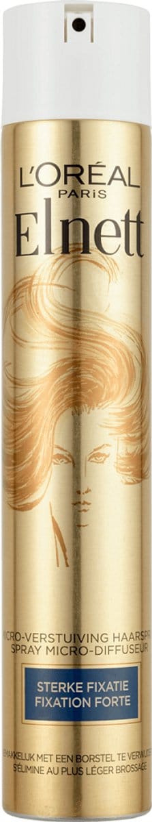 L'Oréal Paris Elnett Satin - Sterke Fixatie Haarlak - natuurlijke look en een zijdezacht gevoel - 400ml