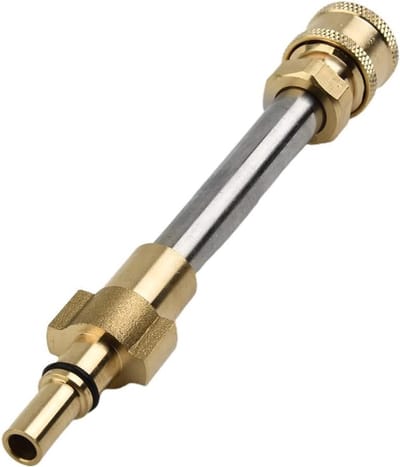 Dailygoods - Hoge Druk Spuitadapter - Quick Connect - Duurzaam metaal - 1/4 inch aansluiting - Voor hogedrukreinigers - Geschikt voor diverse toepassi...